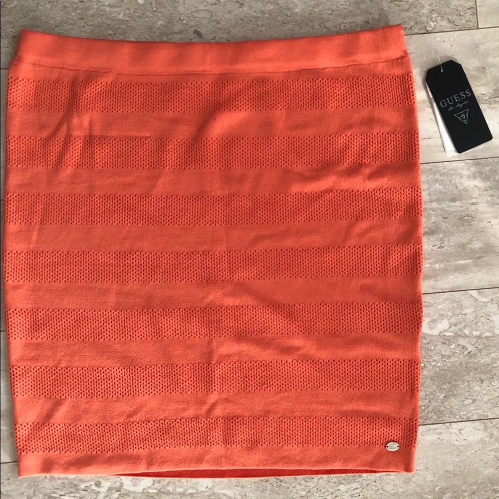 GUESS | Double Knit Pointelle Skirt